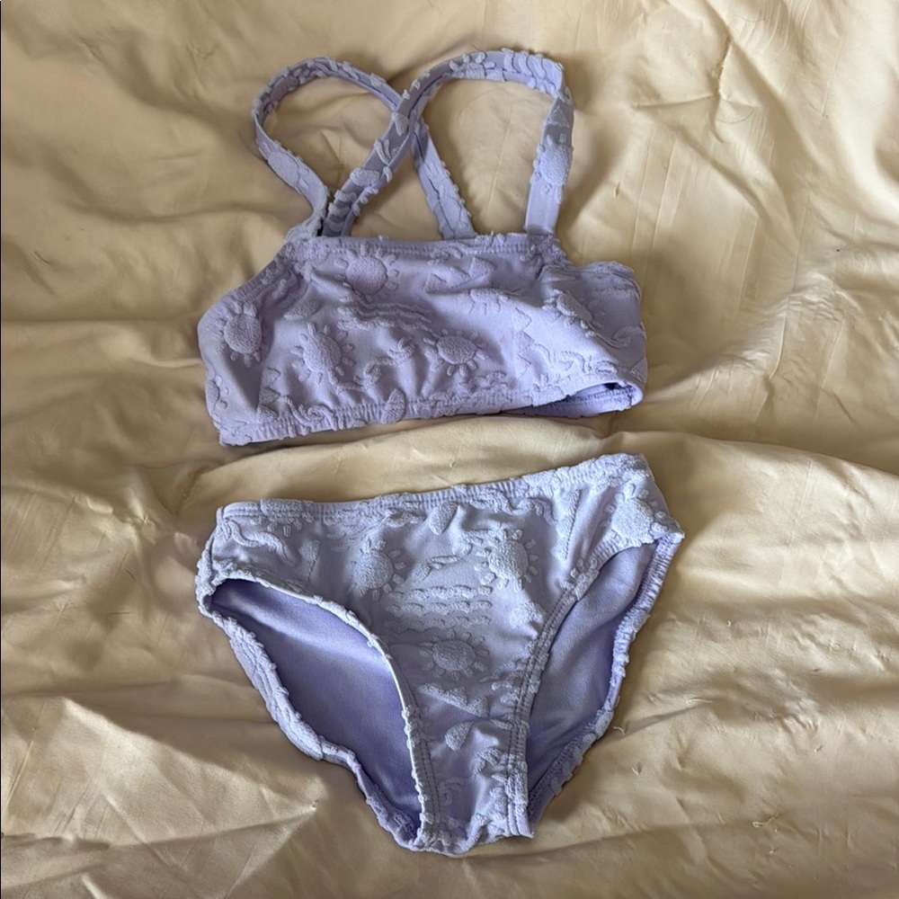 Girls Lavender Bikini Set